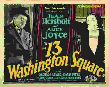 13 Washington Square (1928) Starring Jean Hersholt on DVD - Image 5