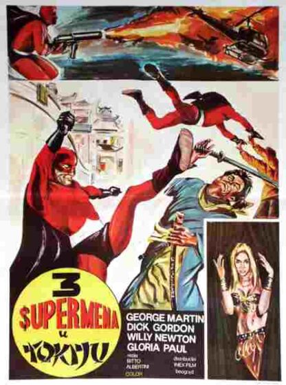 3 Supermen a Tokio (1968) with English Subtitles on DVD - Image 3