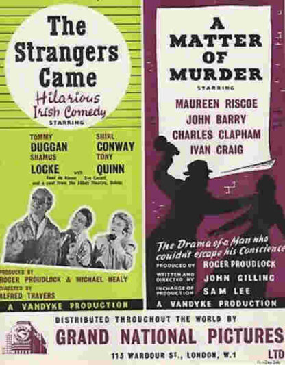 A Matter of Murder (1949) Starring Maureen Riscoe on DVD