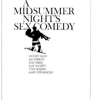 A Midsummer Night's Sex Comedy (1982) DVD