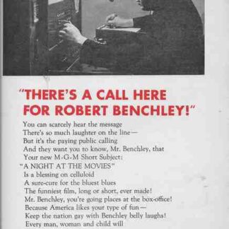 A Night at the Movies (1937) Starring Robert Benchley on DVD