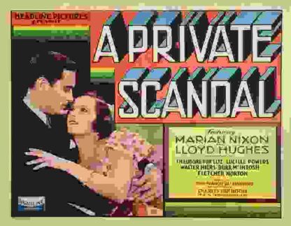 A Private Scandal (1931) with English Subtitles on DVD