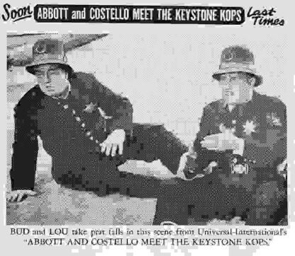 Abbott and Costello Meet the Keystone Kops (1955) Starring Bud Abbott on DVD - Image 2