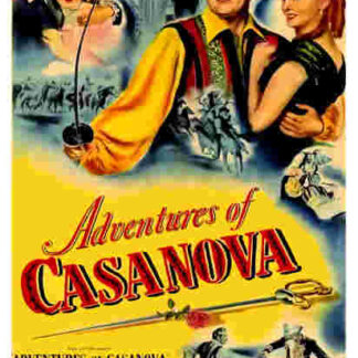 Adventures of Casanova (1948) Starring Arturo de Córdova on DVD