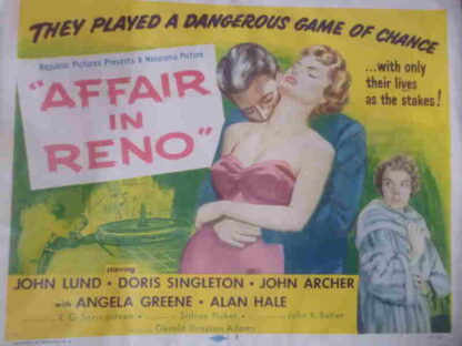 Affair in Reno (1957) Starring John Lund on DVD - Image 3