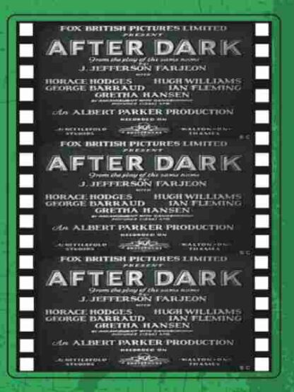 After Dark (1932) Starring Horace Hodges on DVD
