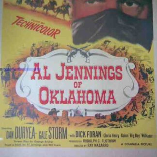Al Jennings of Oklahoma (1951) Starring Dan Duryea on DVD