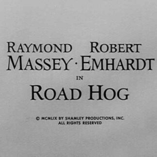 Alfred Hitchcock Presents Road Hog (1959) Starring Alfred Hitchcock on DVD