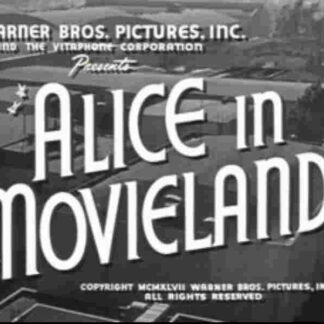 Alice in Movieland (1940) Starring Joan Leslie on DVD