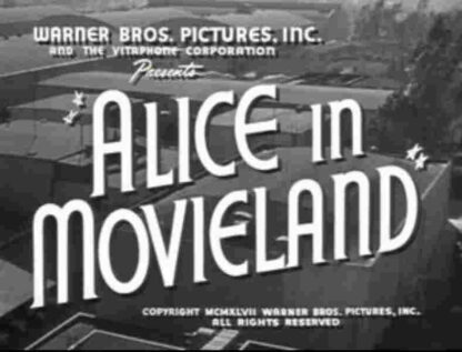 Alice in Movieland (1940) Starring Joan Leslie on DVD
