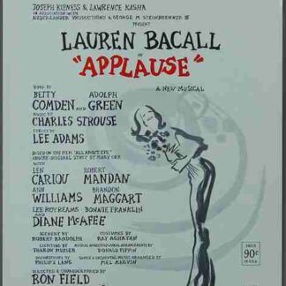 Applause (1973) Starring Lauren Bacall on DVD