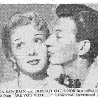 Are You with It? (1948) Starring Donald O'Connor on DVD