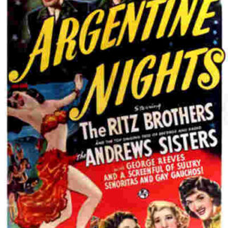Argentine Nights (1940) Starring The Ritz Brothers on DVD