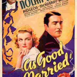 As Good as Married (1937) Starring John Boles on DVD