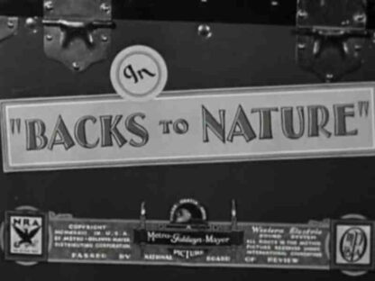 Backs to Nature (1933) Starring Thelma Todd on DVD - Image 3