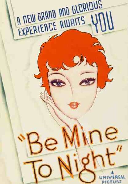 Be Mine Tonight (1932) Starring Jan Kiepura on DVD