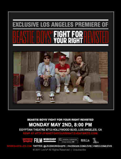 Beastie Boys: Fight for Your Right Revisited (2011) Starring Elijah Wood on DVD