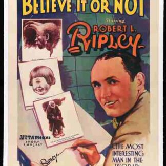 Believe It or Not #4 (1930) Starring Robert L. Ripley on DVD