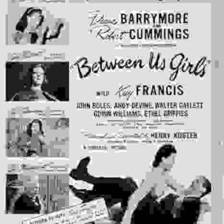 Between Us Girls (1942) Starring Diana Barrymore on DVD