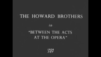 Between the Acts at the Opera (1926) Starring Willie Howard on DVD - Image 4