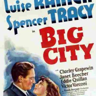 Big City (1937) Starring Luise Rainer on DVD
