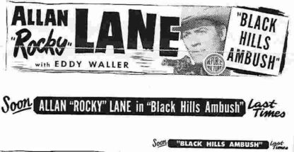 Black Hills Ambush (1952) Starring Allan Lane on DVD - Image 4