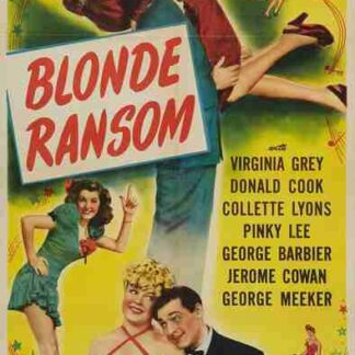 Blonde Ransom (1945) Starring Donald Cook on DVD