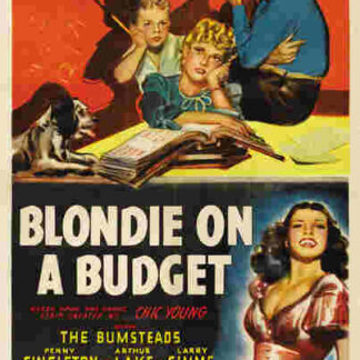 Blondie on a Budget (1940) Starring Penny Singleton on DVD