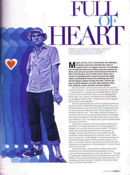 Blue Citrus Hearts (2003) Starring Joshua Peter Laurenzi on DVD - Image 2