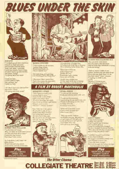 Blues Under the Skin (1973) Starring Brownie McGhee on DVD