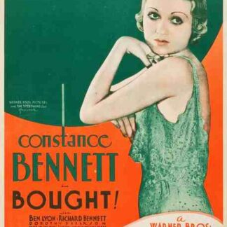 Bought! (1931) Starring Constance Bennett on DVD