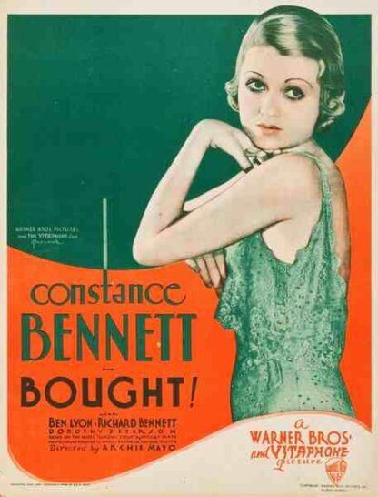 Bought! (1931) Starring Constance Bennett on DVD