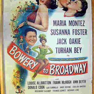 Bowery to Broadway (1944) Starring Maria Montez on DVD