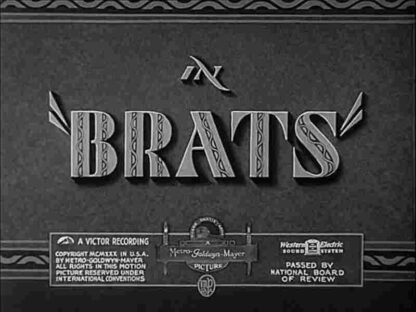 Brats (1930) Starring Stan Laurel on DVD - Image 4