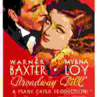 Broadway Bill (1934) Starring Warner Baxter on DVD