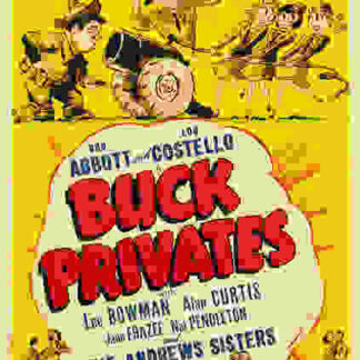 Buck Privates (1941) Starring Bud Abbott on DVD