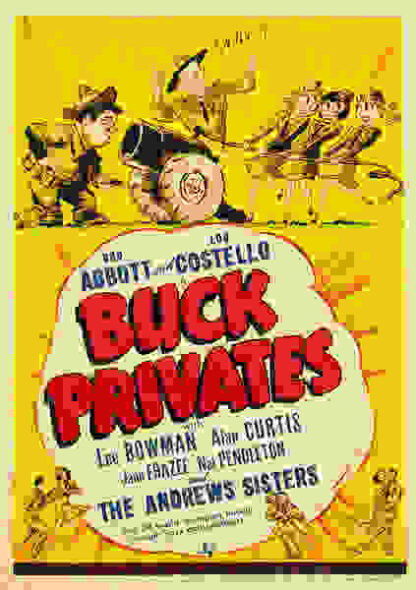 Buck Privates (1941) Starring Bud Abbott on DVD