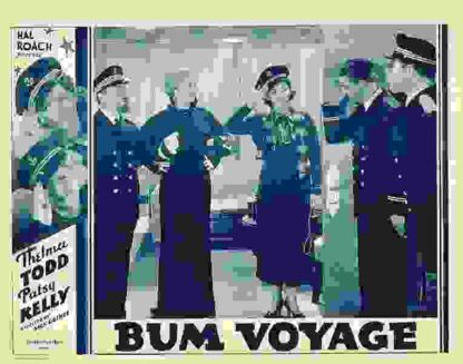 Bum Voyage (1934) Starring Thelma Todd on DVD