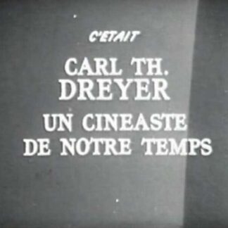 Carl Th. Dreyer (1965) with English Subtitles on DVD