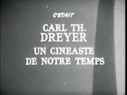 Carl Th. Dreyer (1965) with English Subtitles on DVD