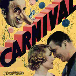 Carnival (1935) Starring Lee Tracy on DVD