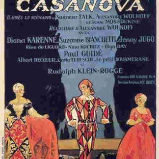 Casanova (1927) with English Subtitles on DVD