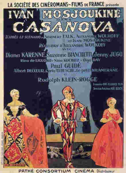 Casanova (1927) with English Subtitles on DVD