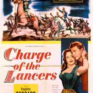 Charge of the Lancers (1954) Starring Paulette Goddard on DVD