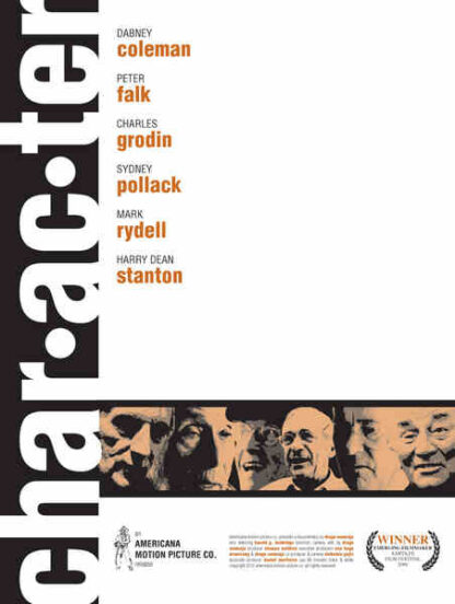 Char·ac·ter (2009) Starring Harold Baldridge on DVD