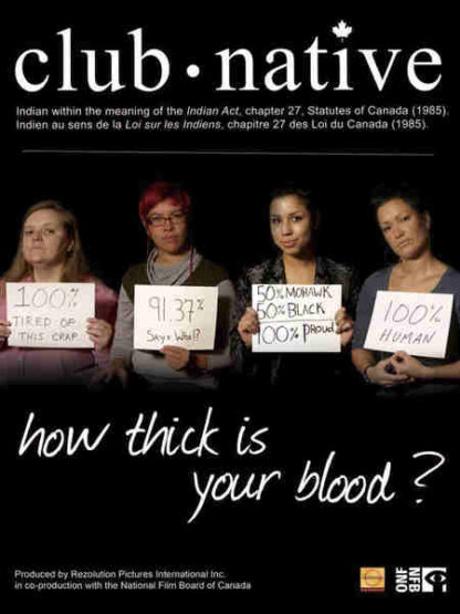 Club Native (2008) Starring Tracey Deer on DVD