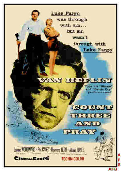 Count Three and Pray (1955) Starring Van Heflin on DVD