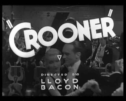 Crooner (1932) Starring David Manners on DVD