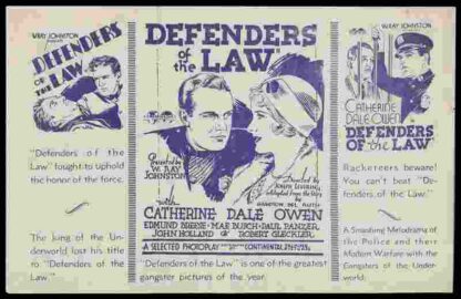 Defenders of the Law (1931) Starring Catherine Dale Owen on DVD - Image 2