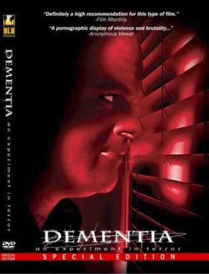 Dementia: An Experiment in Terror (2006) Starring Marcus Barcroft on DVD - Image 3